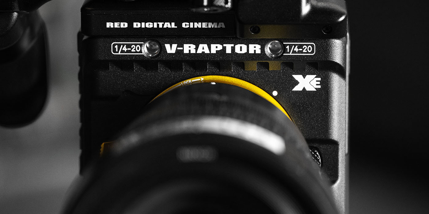 Macro shot of V-RAPTOR XE front
